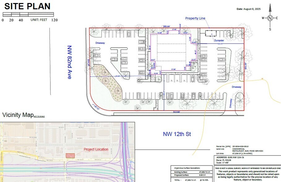 More Photos Of 8191 NW 12th St, Doral Restaurant For Lease