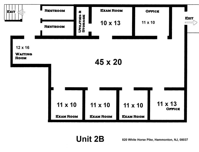 More Photos Of 820 S White Horse Pike, Hammonton Medical For Sale
