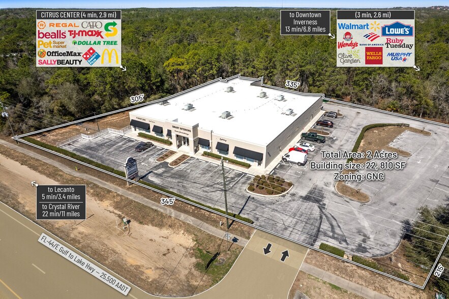 More Photos Of 97 W Gulf To Lake Hwy, Lecanto Freestanding For Sale