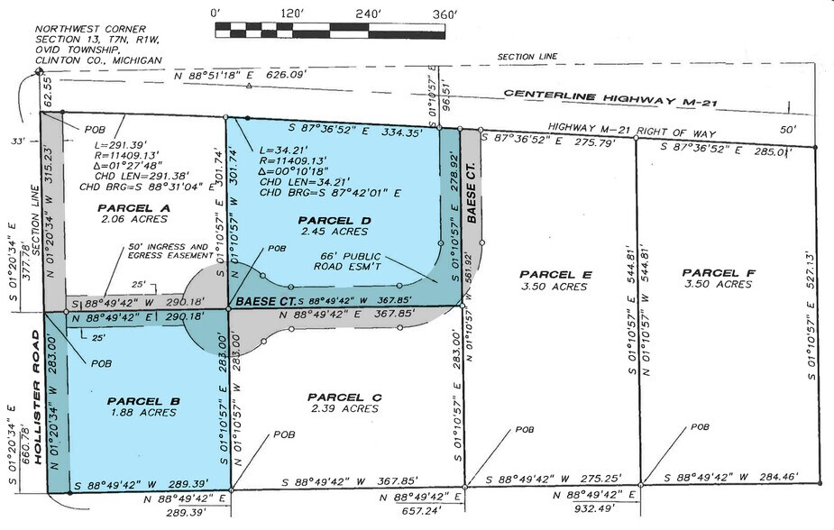 More Photos Of 1085 Baese Ct, Ovid Land For Sale