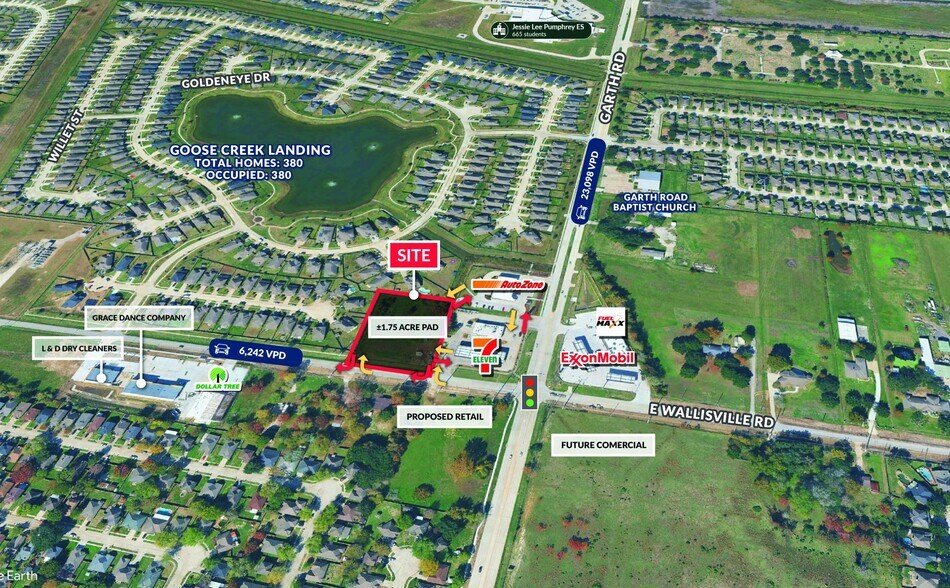 More Photos Of NWC Wallisville Rd & Garth Rd, Baytown Land For Lease