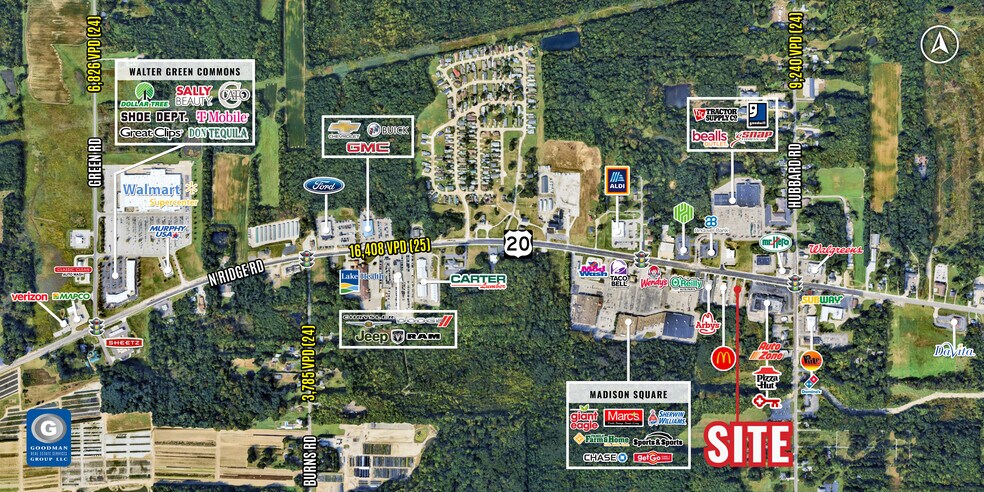More Photos Of 6634 N Ridge Rd, Madison Land For Sale