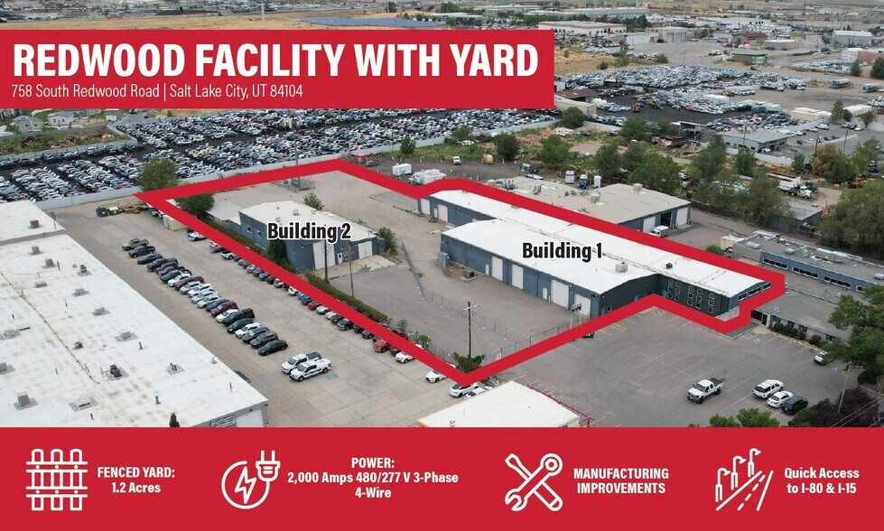 Primary Photo Of 720-758 S Redwood Rd, Salt Lake City Manufacturing For Lease