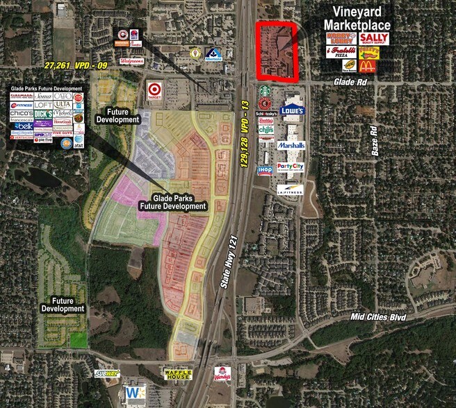 More Photos Of 2030 Glade Rd, Grapevine General Retail For Lease