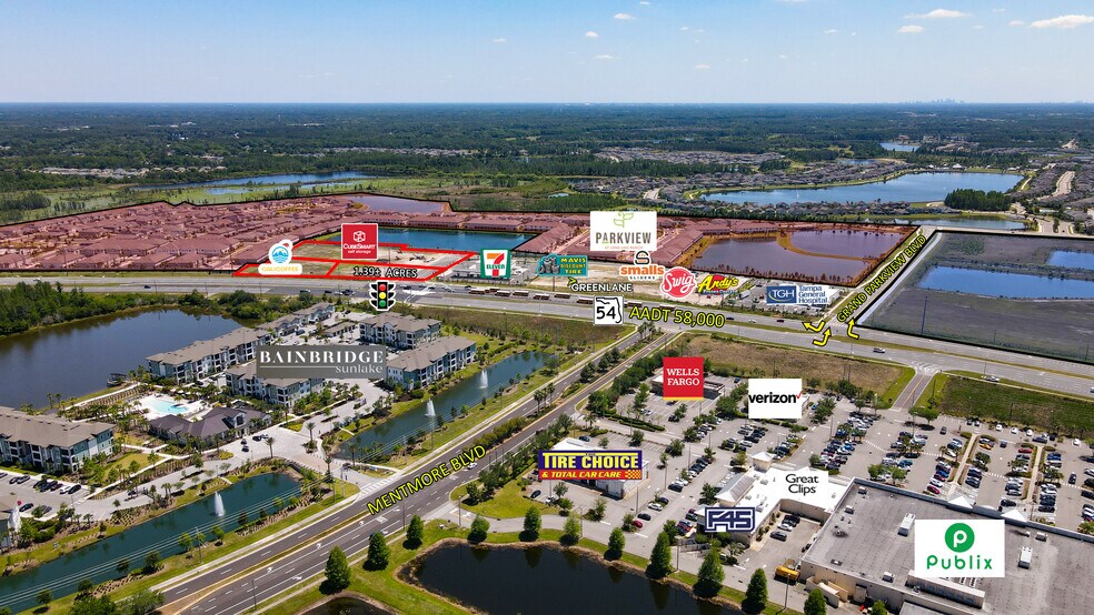 More Photos Of SR 54 & Sunlake Blvd, Lutz Land For Lease