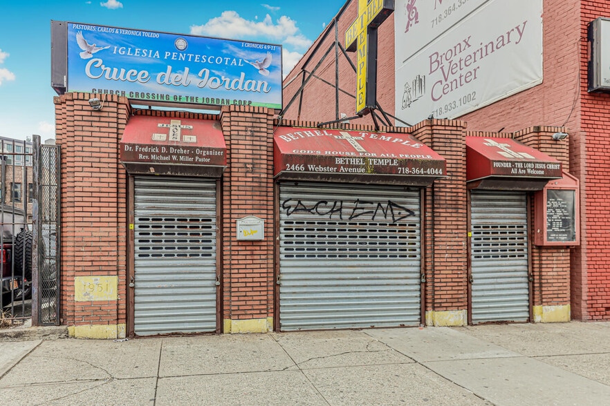 Primary Photo Of 2466 Webster Ave, Bronx Religious Facility For Sale
