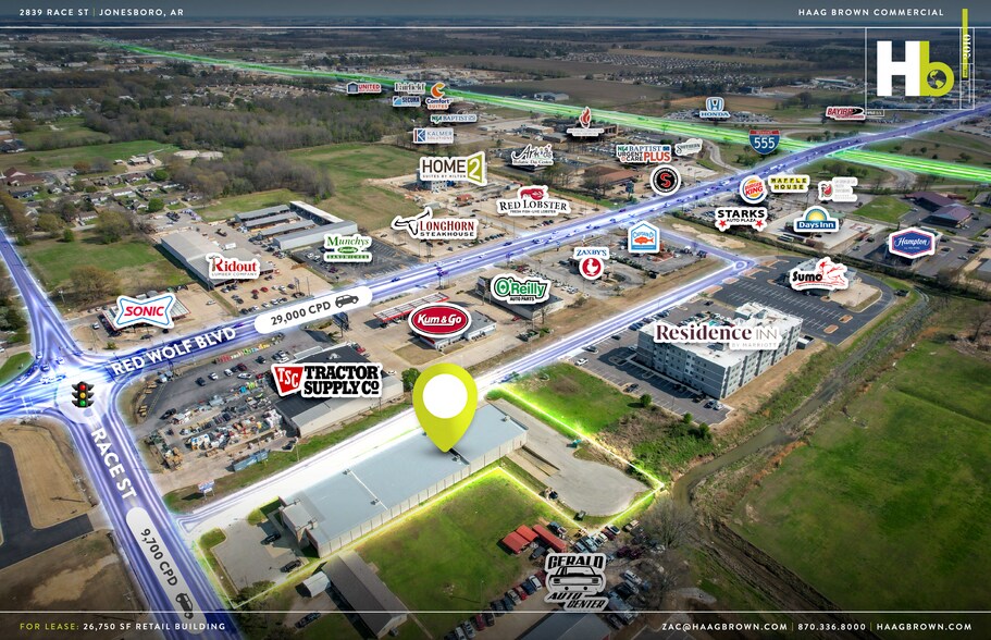 More Photos Of 2839 Race St, Jonesboro Freestanding For Lease