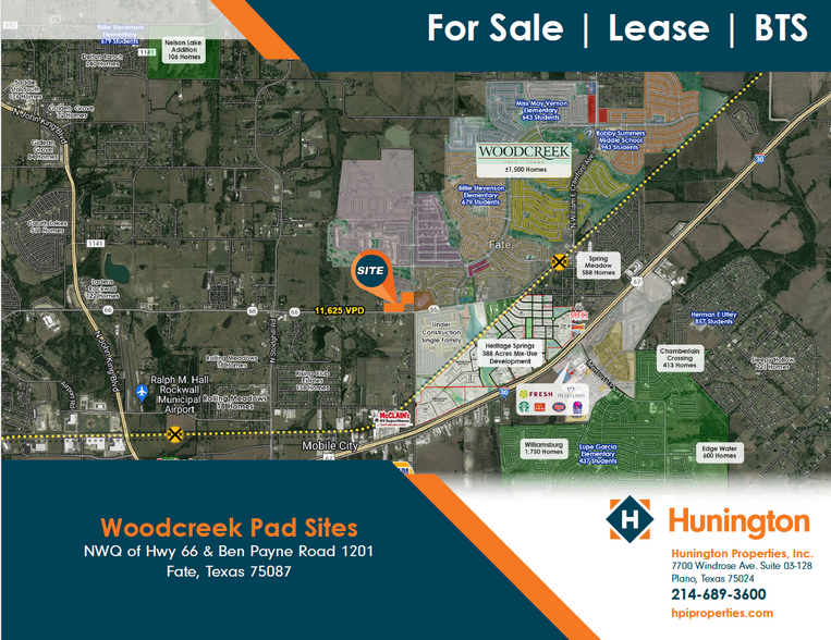 Primary Photo Of NWQ of Hwy 66 & Ben Payne Rd 1201, Rockwall Land For Sale