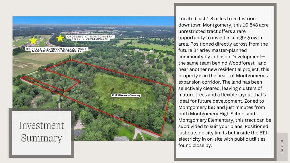 More Photos Of 10.548 Acres, Montgomery Land For Sale