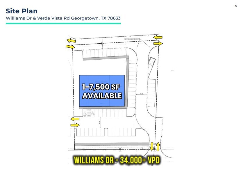More Photos Of Williams Dr and Verde Vista Rd, Georgetown General Retail For Lease