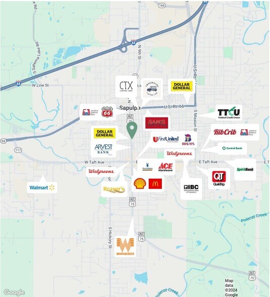 More Photos Of 321 S Main St, Sapulpa Freestanding For Sale