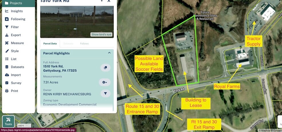 More Photos Of 1510 York Rd, Gettysburg Auto Dealership For Lease