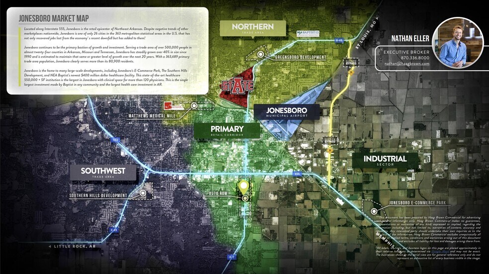 More Photos Of 3615 Stadium Blvd, Jonesboro Freestanding For Lease