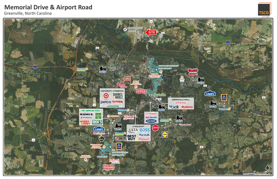 More Photos Of Memorial Dr @ Airport Rd, Greenville Land For Sale