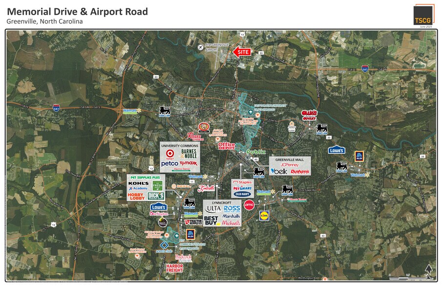 More Photos Of Memorial Dr @ Airport Rd, Greenville Land For Lease