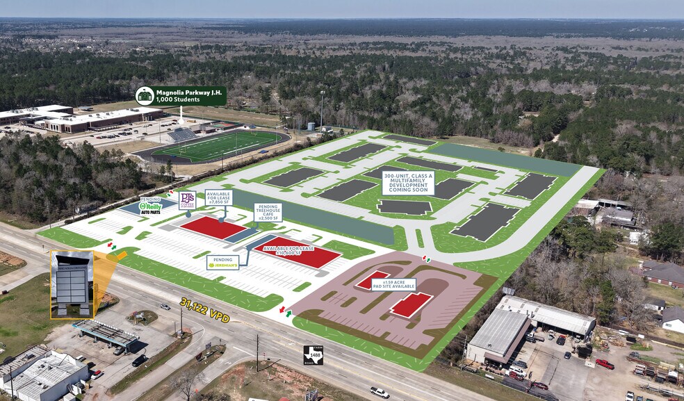 More Photos Of 11510 FM 1488 Rd, Magnolia Storefront For Lease