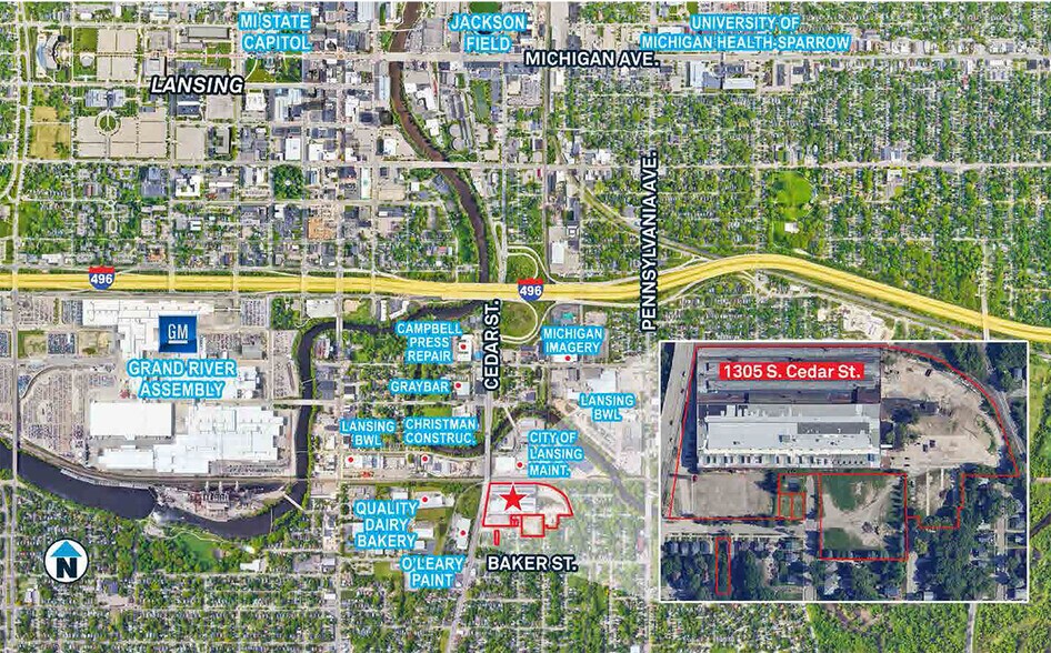 More Photos Of 1305 S Cedar St, Lansing Warehouse For Sale