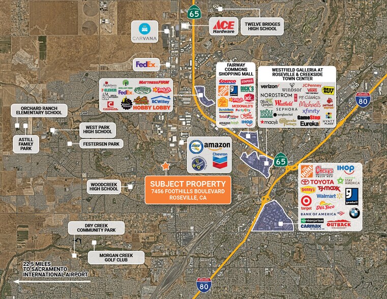 More Photos Of 7456 Foothills Blvd, Roseville General Retail For Sale
