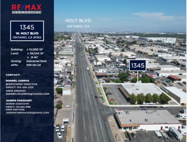 More Photos Of 1345 W Holt Blvd, Ontario Freestanding For Sale