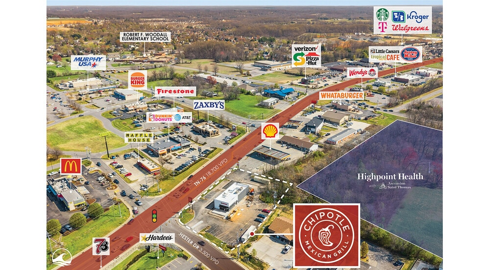 Primary Photo Of 803 Highway 76, White House General Retail For Sale