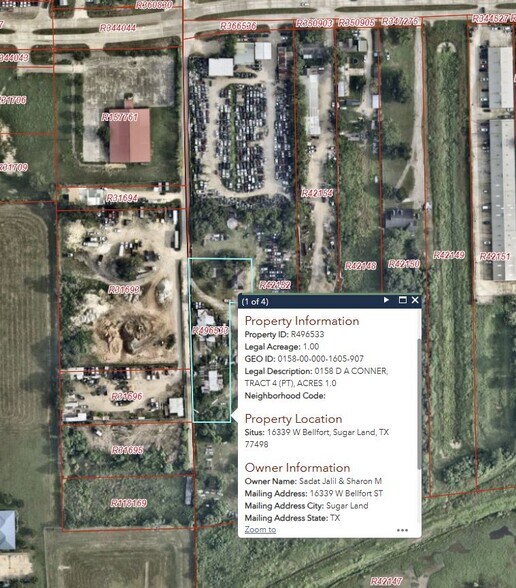 More Photos Of 16337 W Bellfort St, Sugar Land Land For Sale