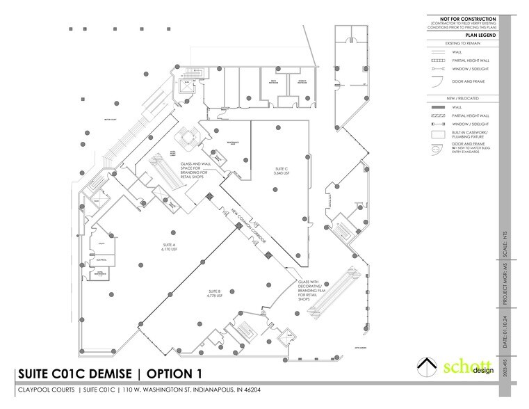 More Photos Of 110 W Washington St, Indianapolis Hotel For Lease
