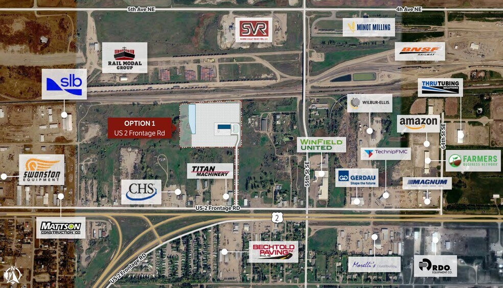More Photos Of US-2 Frontage Road, Minot Land For Lease