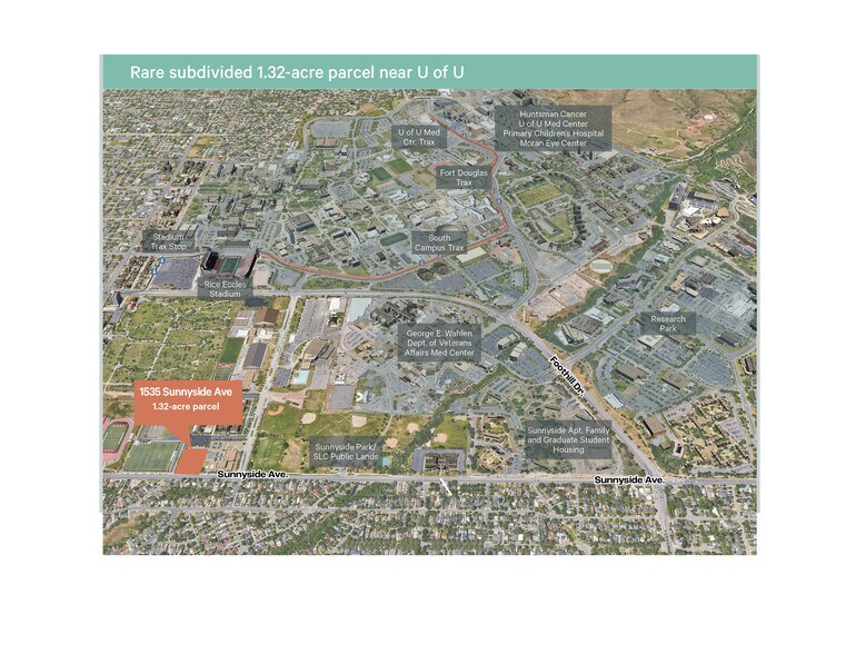 More Photos Of 1535 Sunnyside, Salt Lake City Land For Sale