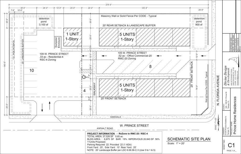 More Photos Of 105-109 W Prince St, Tampa Land For Sale