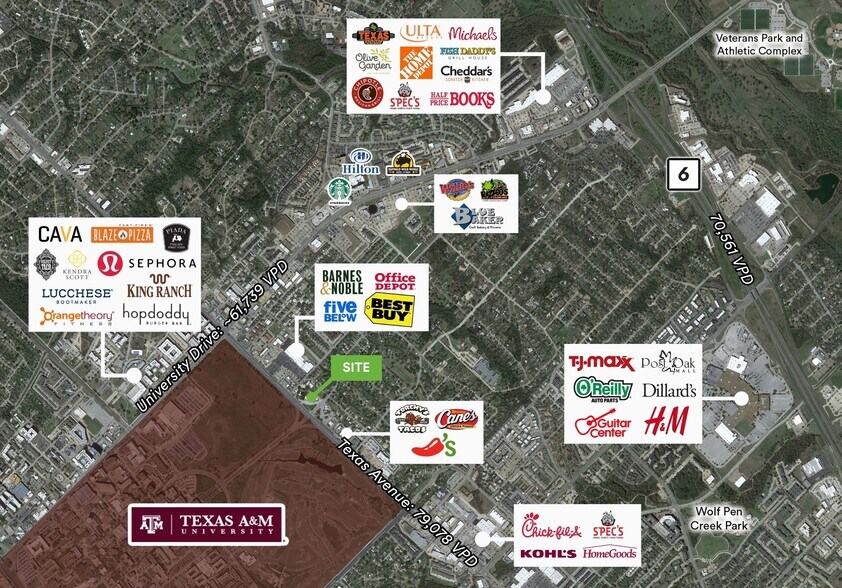 More Photos Of 107 Walton Dr, College Station Freestanding For Lease