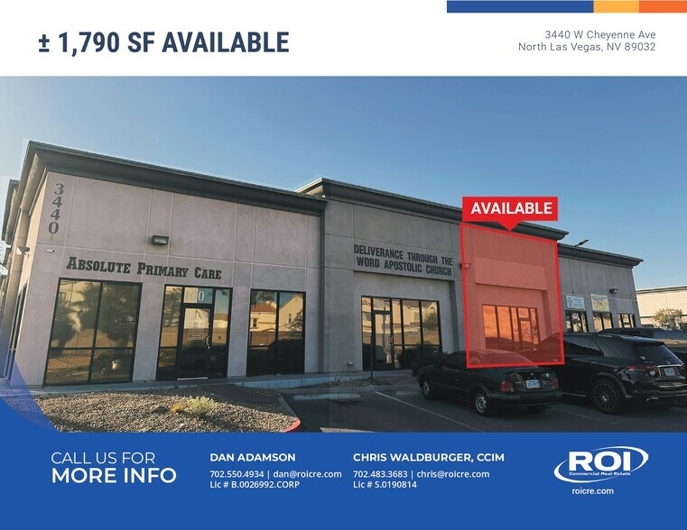 Primary Photo Of 3440 W Cheyenne Ave, North Las Vegas Medical For Lease