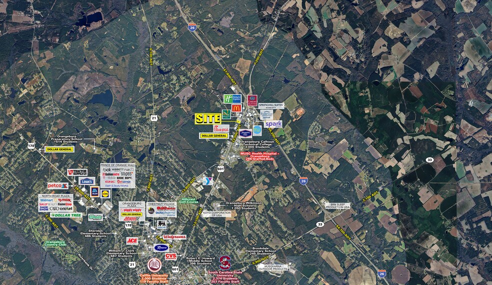 More Photos Of 3599 Saint Matthews Rd, Orangeburg Freestanding For Lease