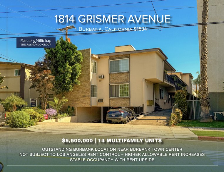 Primary Photo Of 1814 Grismer Ave, Burbank Apartments For Sale