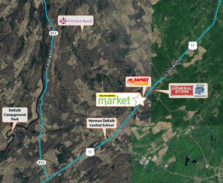 More Photos Of 4247 US Highway 11, De Kalb Junction General Retail For Sale