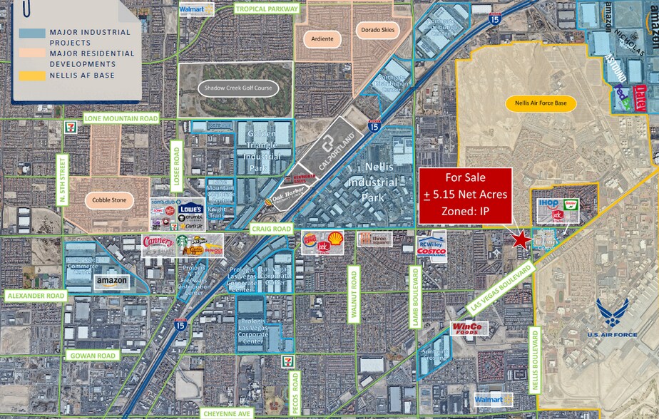 More Photos Of 4365 N Nellis Blvd, Las Vegas Land For Sale
