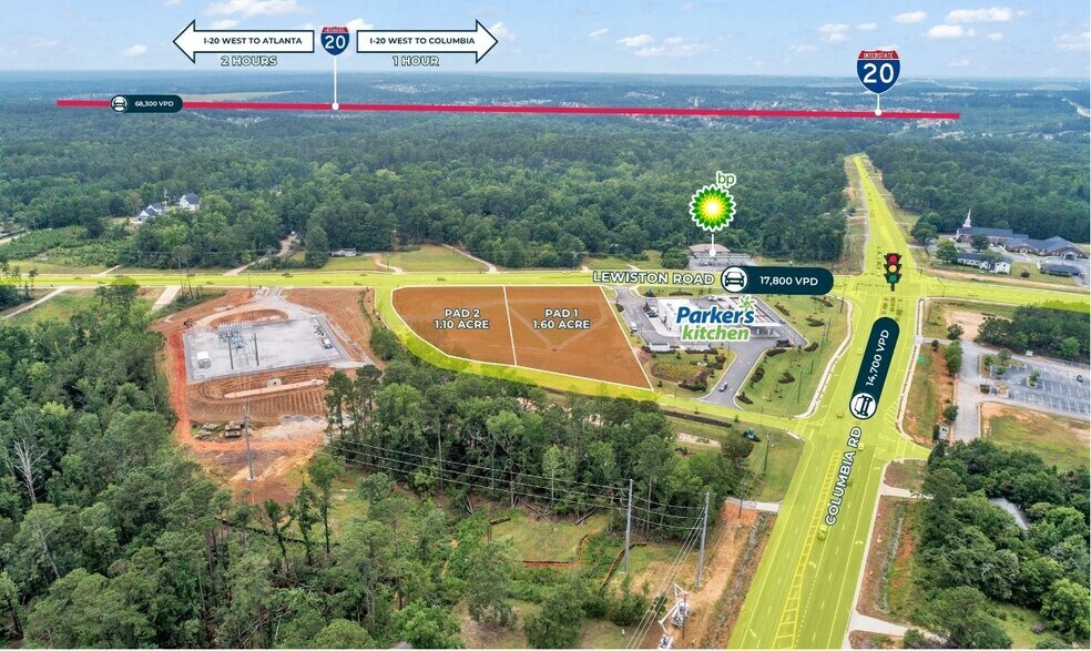 More Photos Of 5170 Columbia rd, Evans Land For Sale