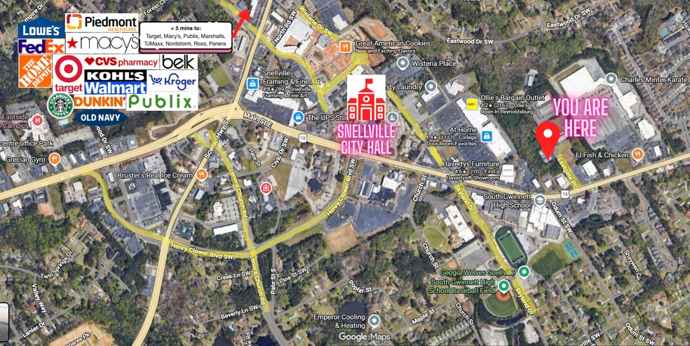 More Photos Of 2505 Eastgate Pl, Snellville General Retail For Lease
