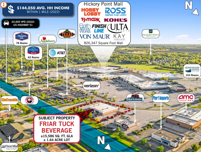 More Photos Of 1146 Hickory Point Mall, Forsyth Unknown For Lease