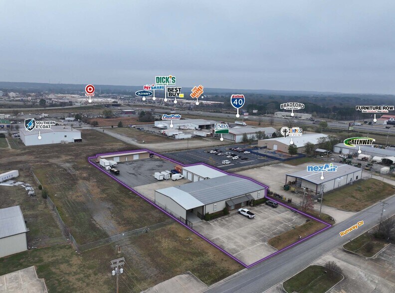 Primary Photo Of 980 Runway Dr, Conway Warehouse For Sale