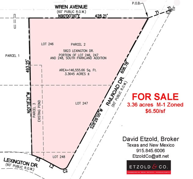 Primary Photo Of Railroad Drive @ Lexington Drive, El Paso Land For Sale