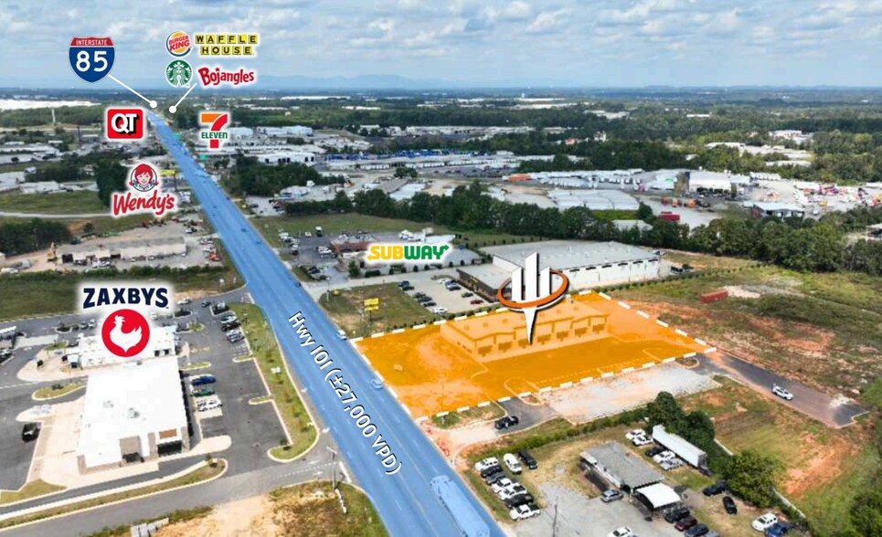 More Photos Of 1963 SC-101, Greer Storefront For Lease