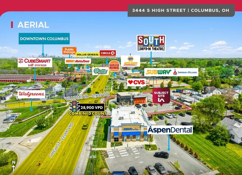 More Photos Of 3444 S High St, Columbus Fast Food For Lease