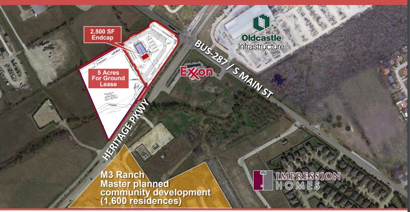 Primary Photo Of 1170 S Main St, Mansfield Land For Lease