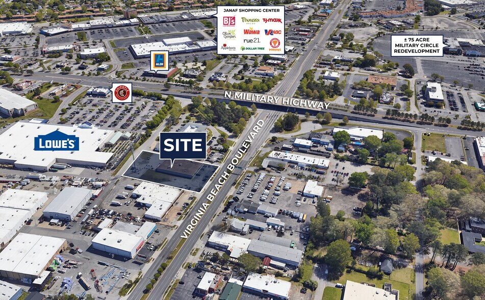 Primary Photo Of 5650-5652 E Virginia Beach Blvd, Norfolk Freestanding For Lease