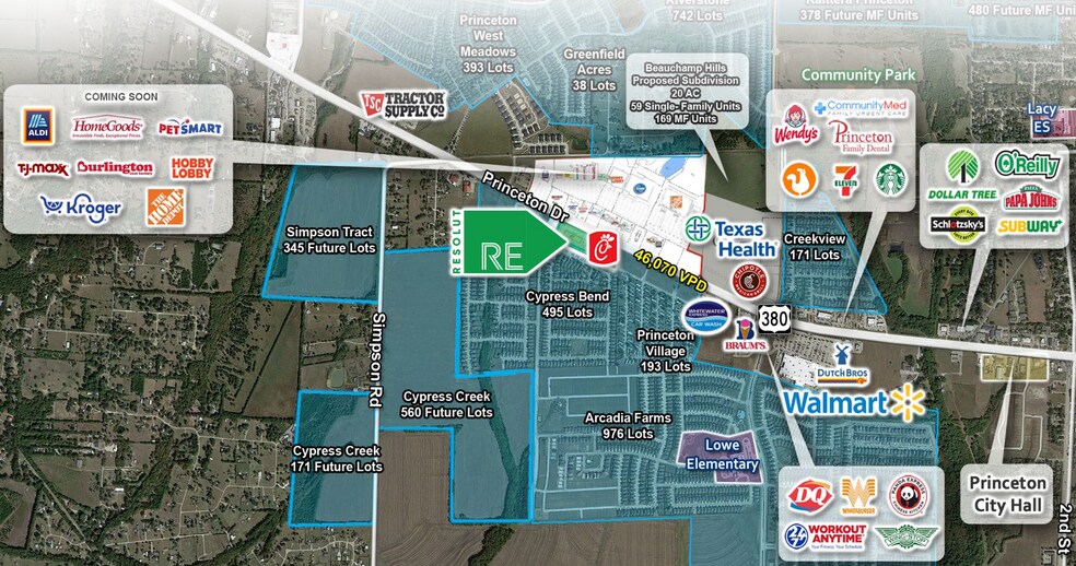 Primary Photo Of SEC OF US-380 & CYPRESS PKWY, Princeton General Retail For Lease