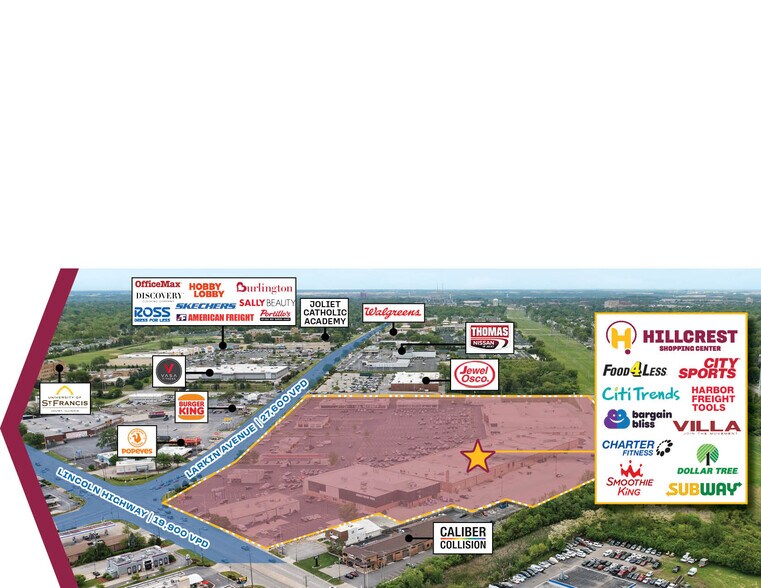 More Photos Of 1701-1799 N Larkin Ave, Crest Hill General Retail For Sale