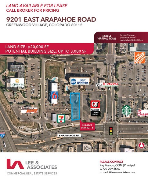Primary Photo Of 9201 E Arapahoe Rd, Greenwood Village Land For Lease