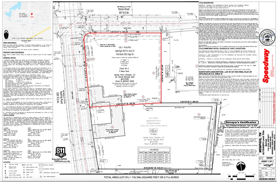 Primary Photo Of Appling Rd & Reese Rd, Memphis Land For Sale