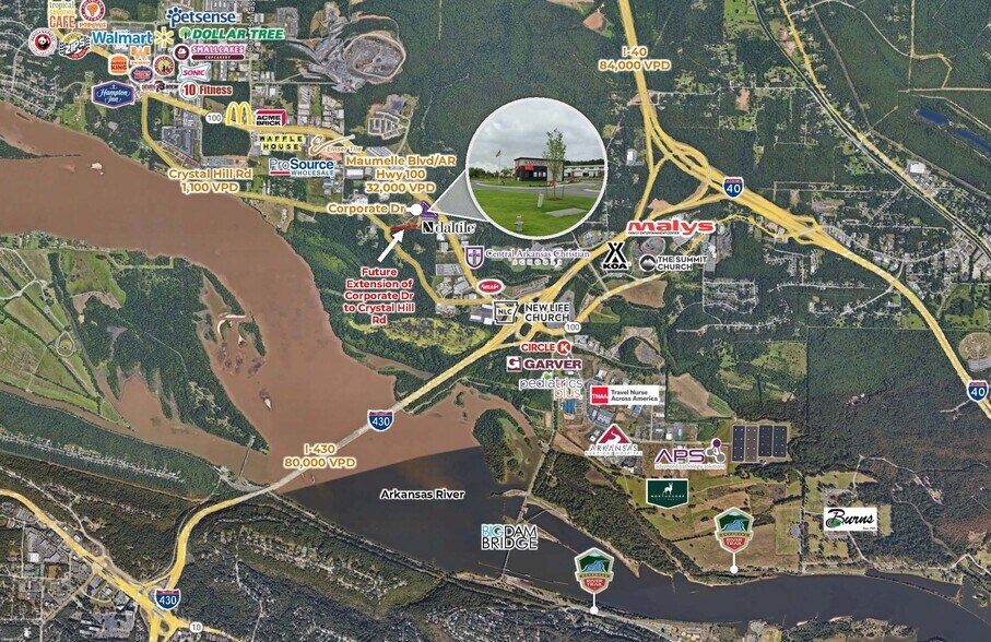 More Photos Of 9700 Maumelle Blvd, North Little Rock Land For Lease