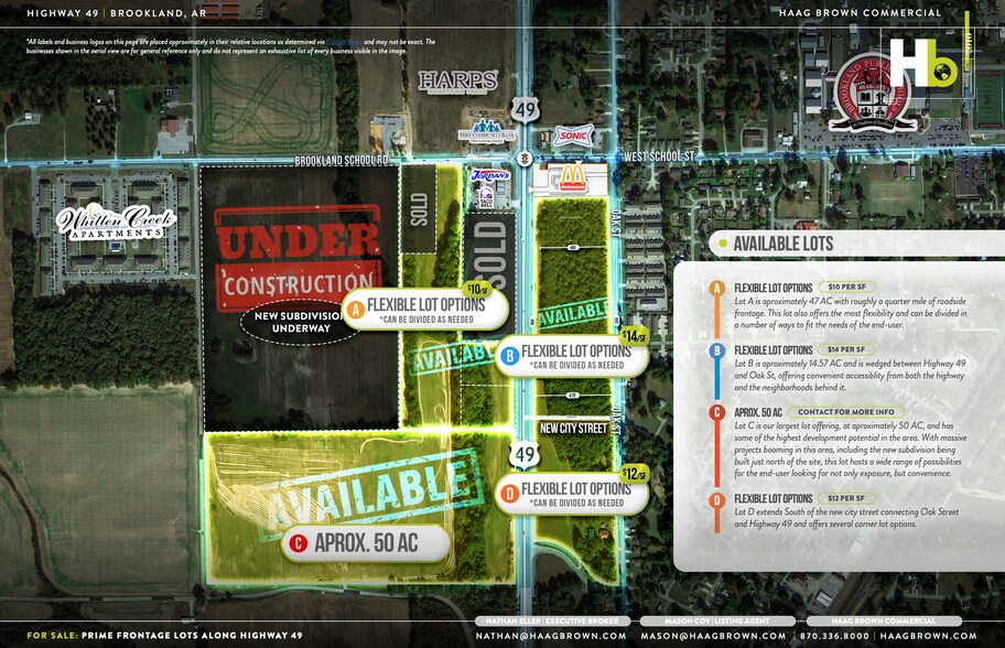 Primary Photo Of 101 Darr St, Brookland Land For Sale